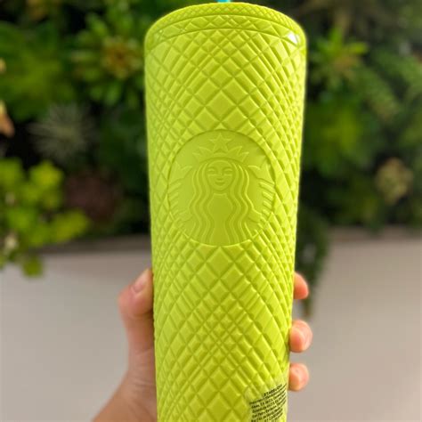 Starbucks 2023 Latam Mexico Neon Green Venti Tumbler Gem