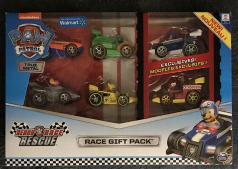 Paw Patrol True Metal Ready Race Rescue T Pack 6 Diecast Car Set