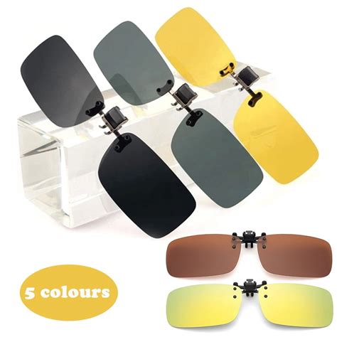 Tooloflife Polarized Clip On Sunglasses Polarized Lenses Glasses Clip