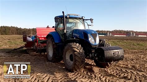 Siew 2022Siew Pszenicy Z NHNew Holland T7 200Agro Masz YouTube