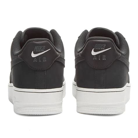 Nike Air Force Mens Trainers Lx Low Shoes Nubuck Black White