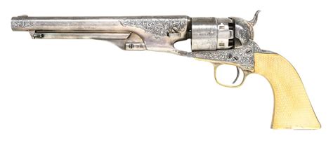 Colt New York Engraved Cased 1860 Army Revolver Poulin Auctions