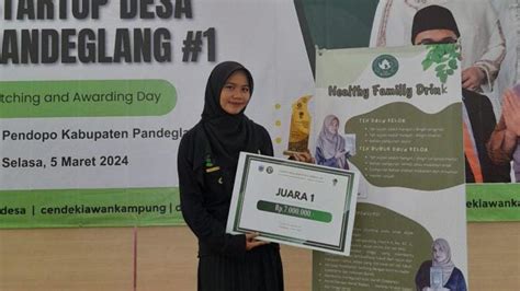 Inovasi Teh Kelor Antar Mahasiswa Untirta Raih Juara Satu Lomba