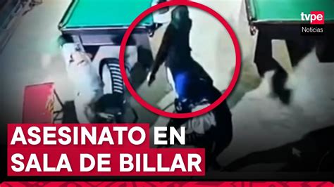 Sicarios asesinan a balazos a sujeto en un salón de billar en Huaral