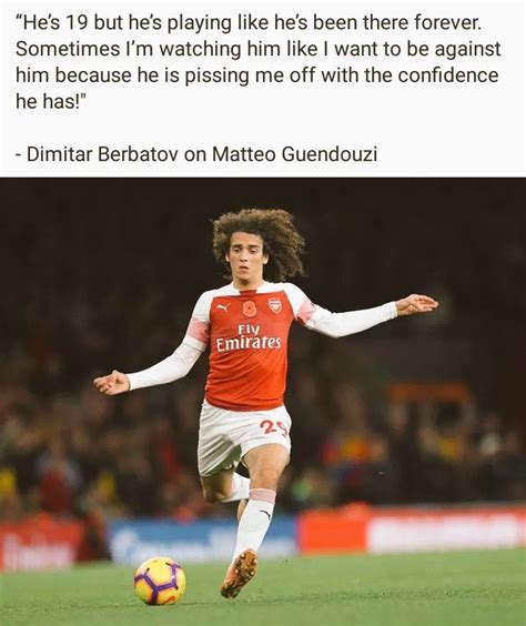 Berbatov on Guendouzi : r/Gunners