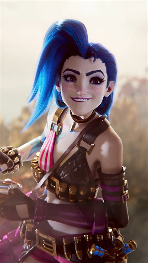 Glorious Jinx Lol Wild Rift Video Game League Of Legends Hd Phone Wallpaper Rare Gallery