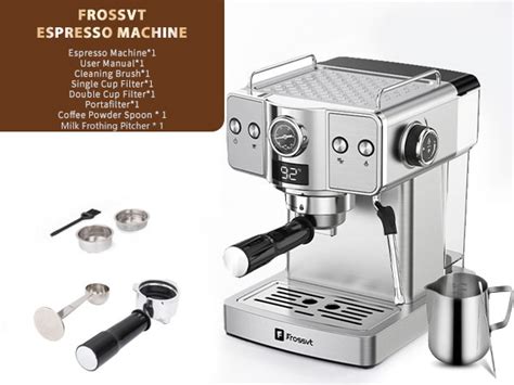 Mua Frossvt Espresso Machine Bar Espresso Maker With Milk Frother