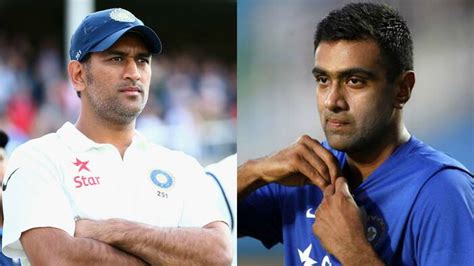 R Ashwin Ignores Ms Dhoni In His ‘thank You Speech For Icc Cricketer