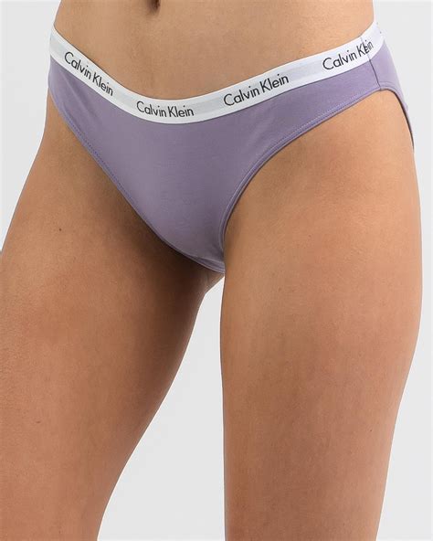 Shop Calvin Klein Carousel Bikini Brief In Purple Essence Fast