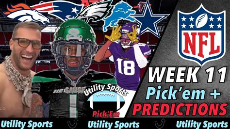 Nfl Week 11 Predictions And Pick Em I Picks For Every Game In The Nfl Of Week 11 Youtube