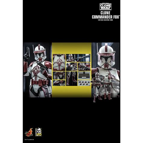 พรออเดอร HOT TOYS TMS103 STAR WARS THE CLONE WARS CLONE COMMANDER FOX 1 6TH SCALE COLLECTIBLE
