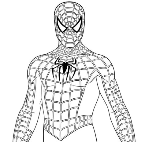 Coloriage Spiderman Gratuit Imprimer Et Facile