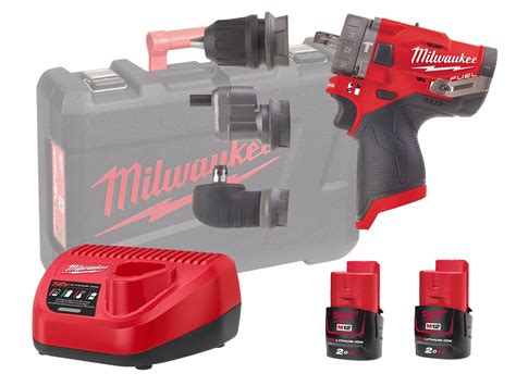 Milwaukee M12FPDX 12V Fuel Sub Compact Percussion Drill Combi Drill