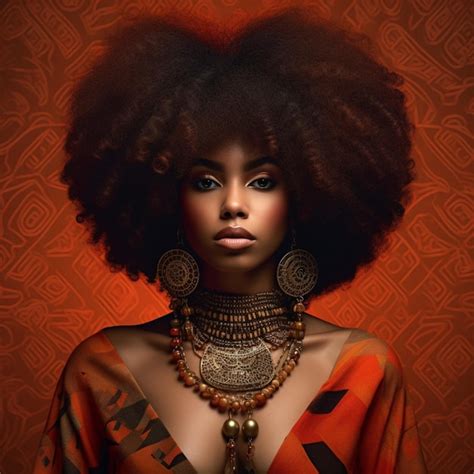 Premium Ai Image Photo Of Bold Afro