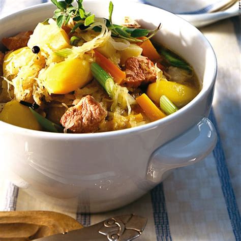 Sauerkraut Eintopf Mit Schweinenacken Rezept Essen Und Trinken