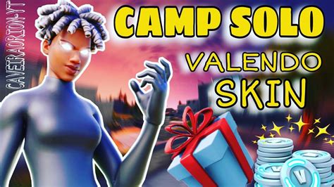 FORTNITE SALA PERSONALIZADA AO VIVO CAMP SOLO VALENDO 800 Vbucks DA