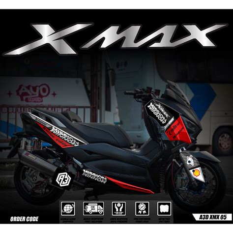 Jual COD Decal Sticker XMAX Fullbody Dekal Stiker YAMAHA XMAX Full