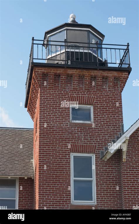 Sea Girt Lighthouse Tower in Sea Girt NJ USA Stock Photo - Alamy