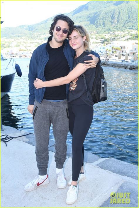 Nat Wolff Takes Swim With Girlfriend Grace Van Patten In Ischia Photo