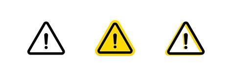 premium vector risk warning icon triangular warning sign alert