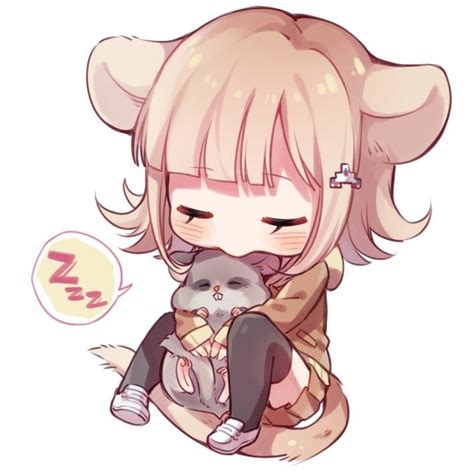 Chiaki Nanami Anime Chibi Danganronpa Nanami