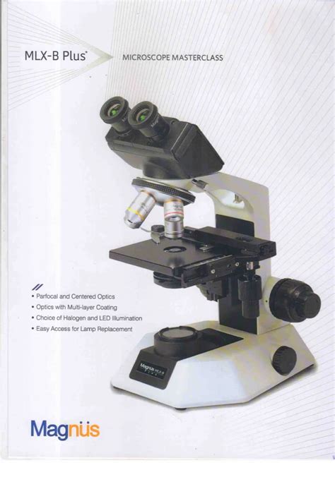 Aluminium Magnus Mlx B Plus For Biological Microscope LED At Rs 33965