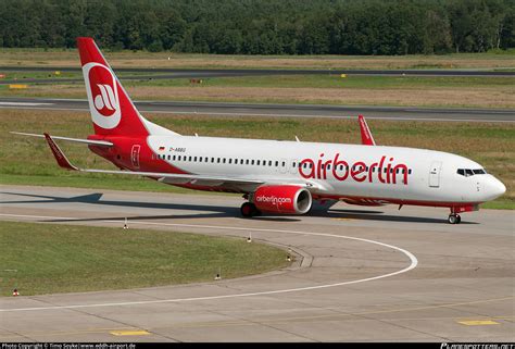 D ABBG Air Berlin Boeing 737 86J WL Photo By Timo Soyke Eddh