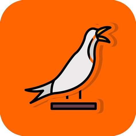 Arctic Tern Vector Icon Design 27264685 Vector Art At Vecteezy