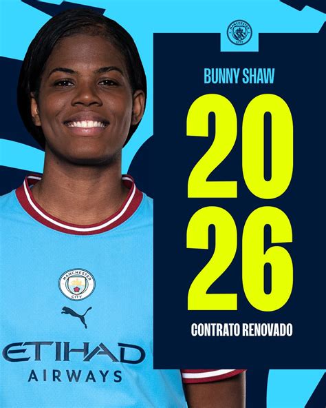 Manchester City On Twitter Bunny Shaw Renova O City Por Mais Dois