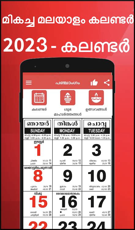 Malayalam Calendar 2023 von Bharat Calendars - (Android Apps) — AppAgg