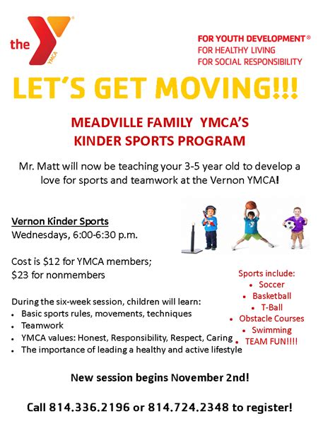 Yexpress Vernon Meadville Ymca Meadville Pa