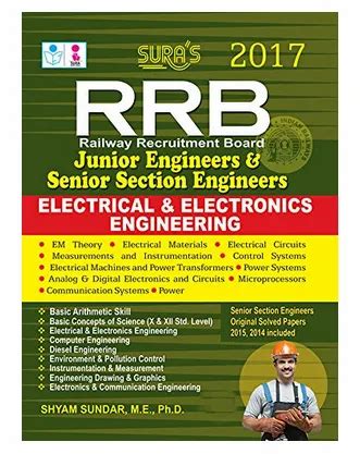 Rrb Junior Engineer And Senior Section Engineer Eee Book At