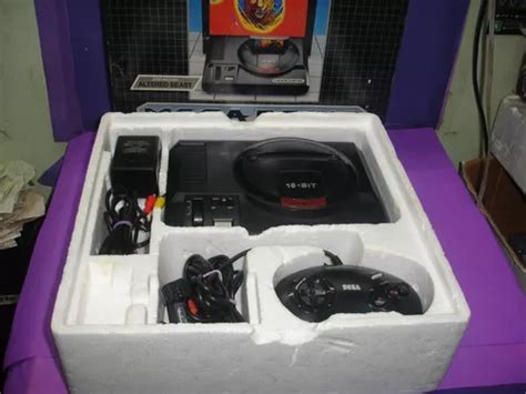 Mega Drive 1 Tectoy Na Caixa 2 Controles E Altered Beast MercadoLivre