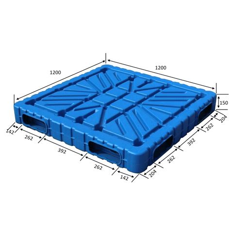 Double Faced Heavy Duty Hdpe Material Stackable Each One By One Warehouse Storage Use On Ground