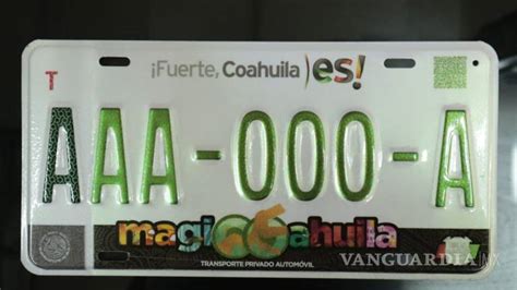 Blindan nuevas placas de Coahuila con códigos QR y patrones