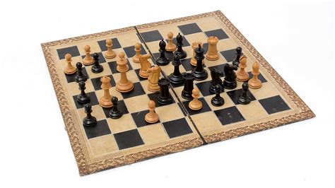 Lot 65 - Jaques, London Staunton chess set,