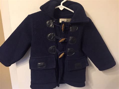 Widgeon Navy Pea Coat Toggle Buttons Size 6 Months Ebay