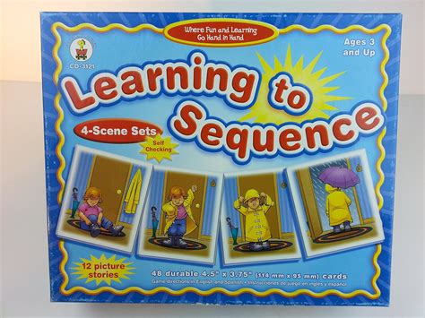 Carson Dellosa Publishing Cd 3121 Carson Dellosa Learning To Seque Juego De 4 Escenas 48