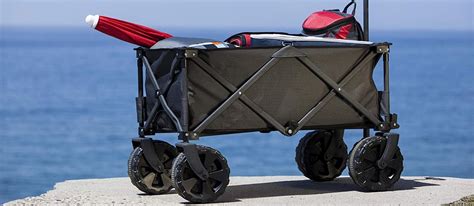 Collapsible Beach Wagon With Canopy - Beach