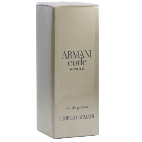 Giorgio Armani Code Absolu Pour Femme Eau De Parfum Spray 30 Ml Bei