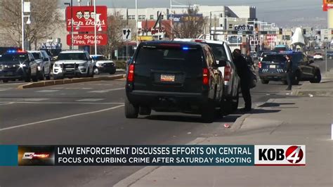 Law Enforcement Discuss Efforts To Curb Crime On Central Kob