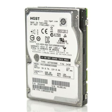 HGST 600GB 10K 2 5 SAS Hard Disk