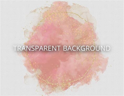 Logo Background Png Pink Brush Stroke Png Glitter Blush Etsy