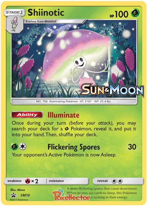 Shiinotic Sun Moon Promos Pokemon Card