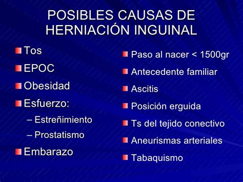 Cirugía De La Hernia Inguinal