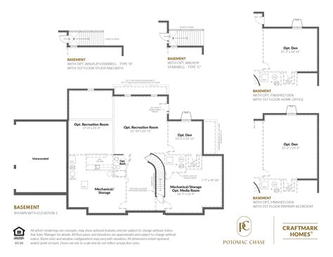 The Kenmore | Luxury Estate Floor Plan in North Potomac, MD