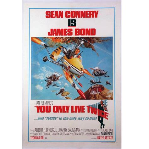 You Only Live Twice Film Poster 1967 For Sale At 1stDibs