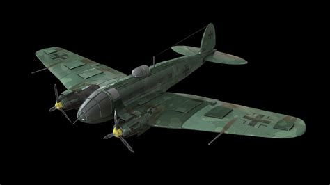 German Heinkel He 111 Bomber 3D model | CGTrader