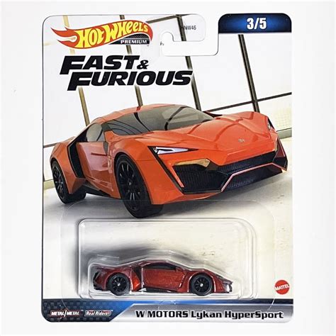 Hot Wheels Premium Fast Furious W Motors Lykan Hypersport Red