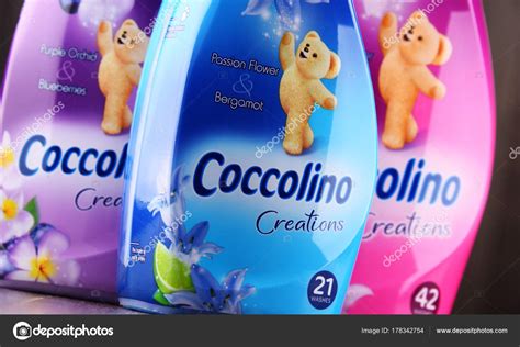 Bottles Of Liquid Coccolino Fabric Softener Stock Editorial Photo